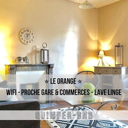 Le Orange - Confort - Wifi - Entre Gare Et Centre Кимпер Екстериор снимка